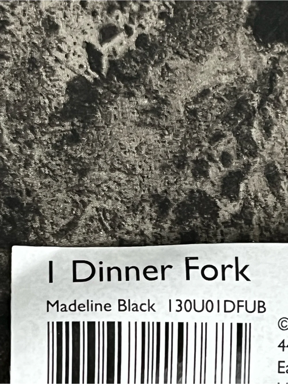 Hampton Forge Madeline Stainless Steel Dinner Spoon & Fork Two Toned Set of 12